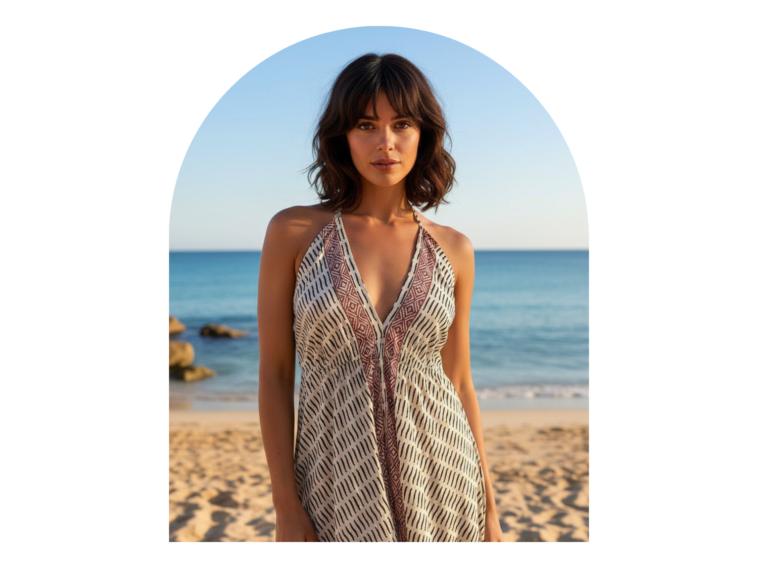 Vestido Borlas
