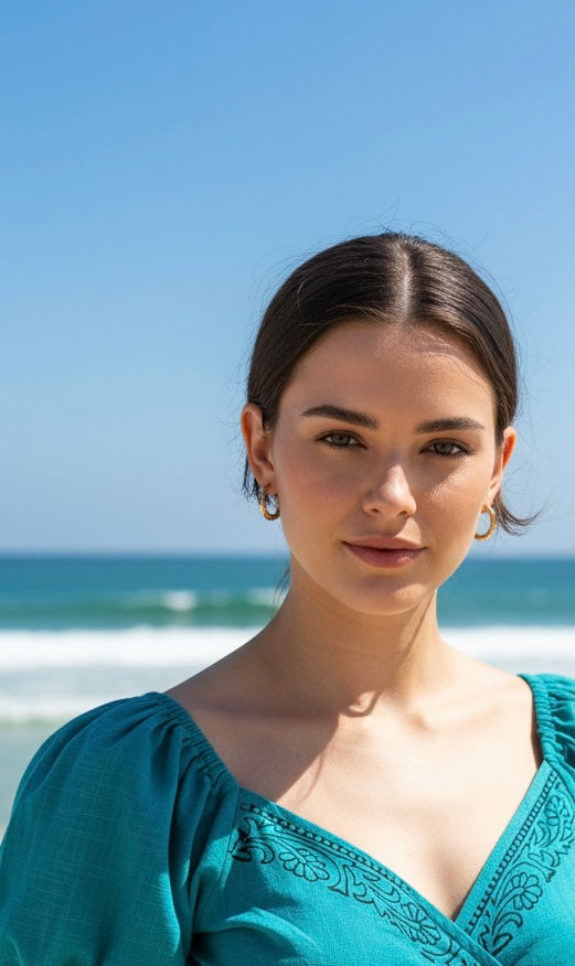 Bolero Corto Turquesa