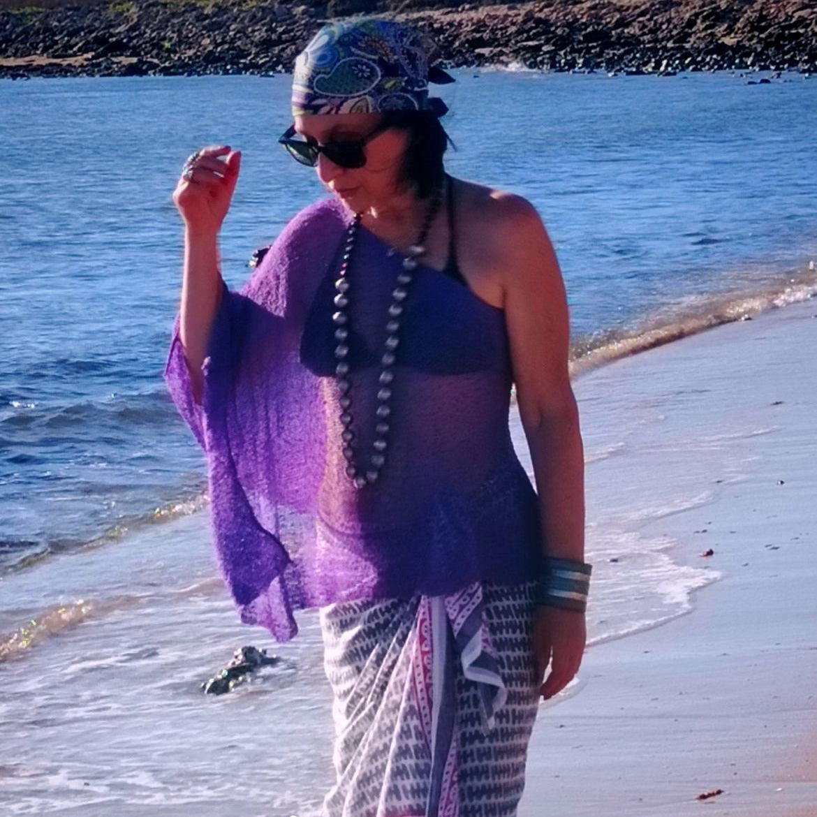 Poncho Berenjena