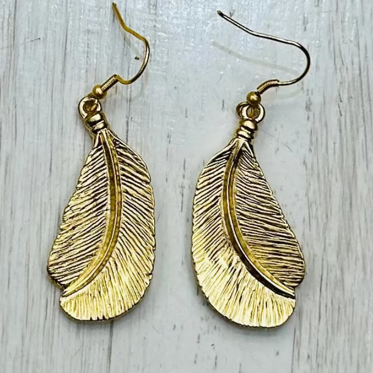 Pendientes Olmo Dorados