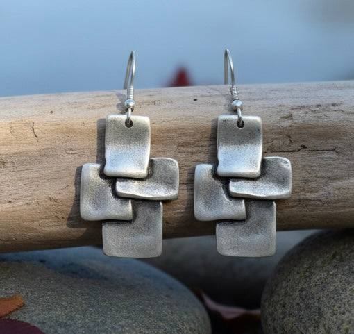 Pendientes Cubos