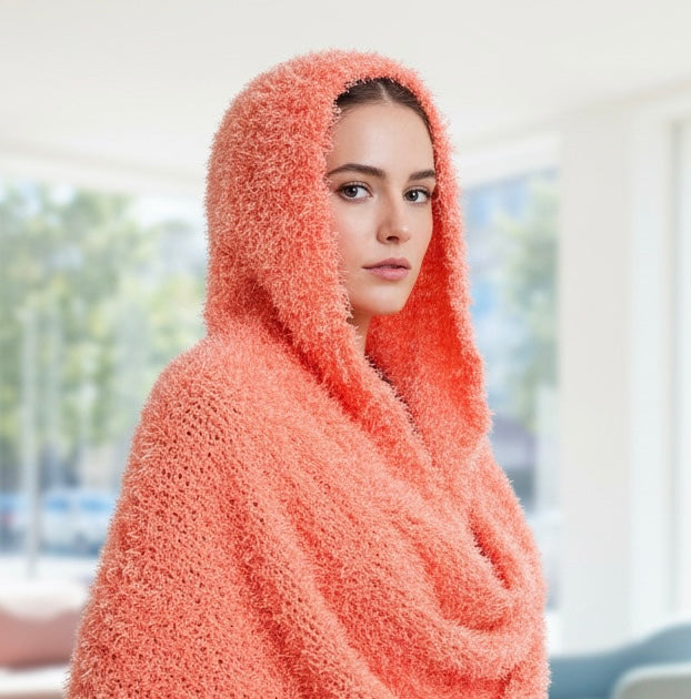 Bufanda Multiposición Salmón