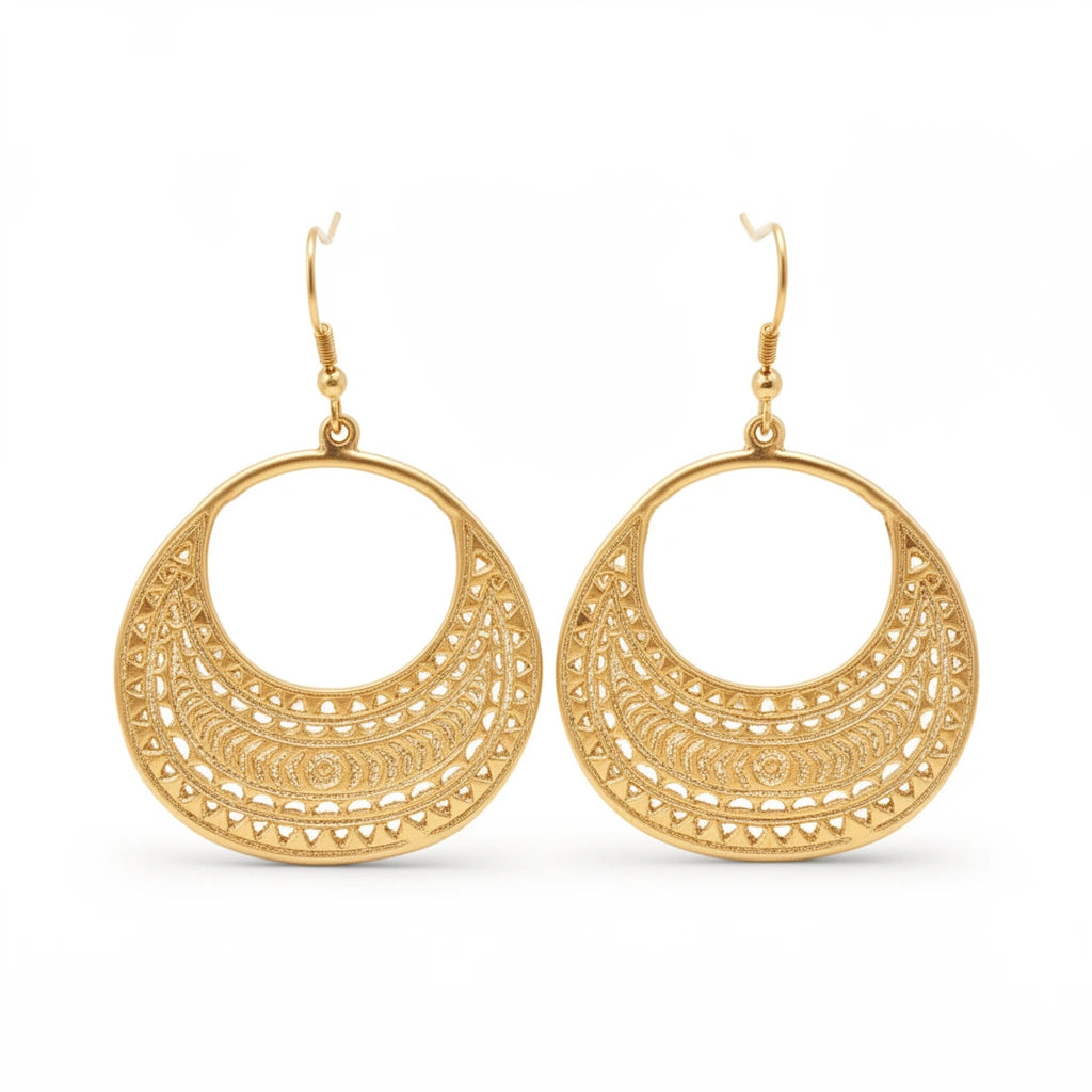 Pendientes Luna Dorados