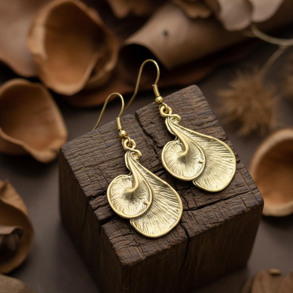 Pendientes Bulbo Dorados
