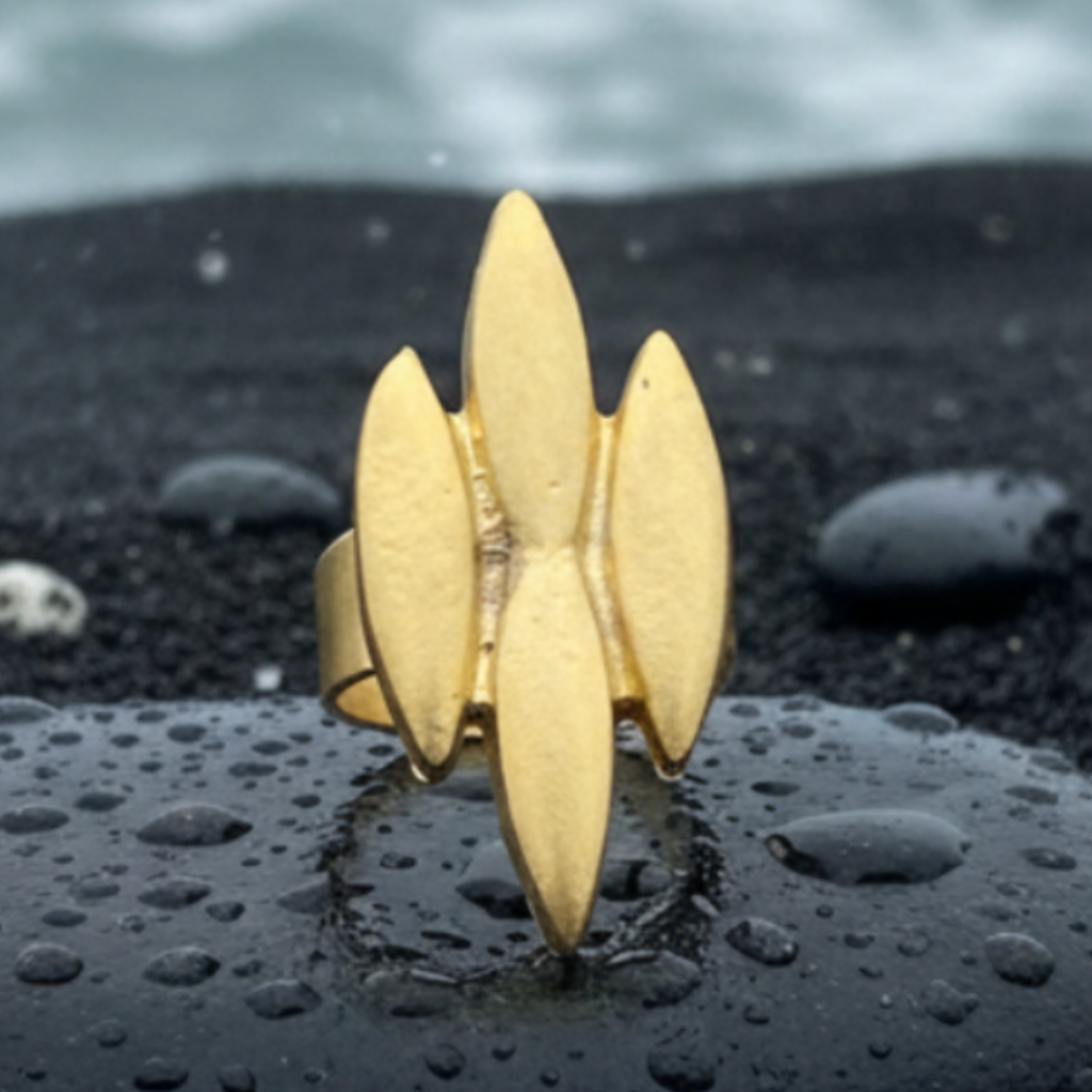 Anillo Bala Dorado