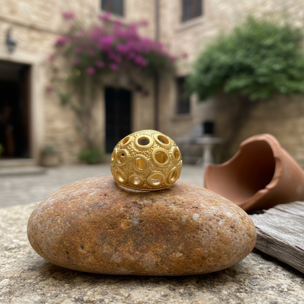 Anillo Conve Dorado