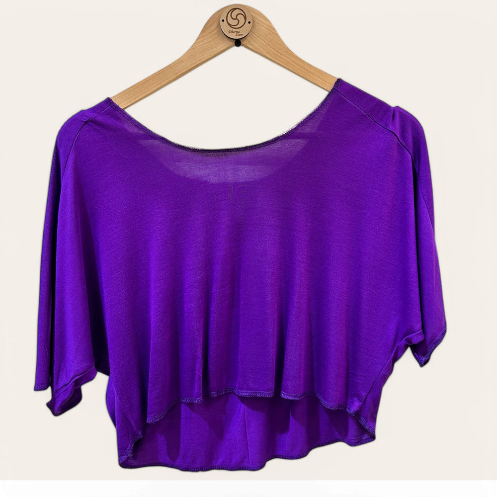 Top Corto Morado