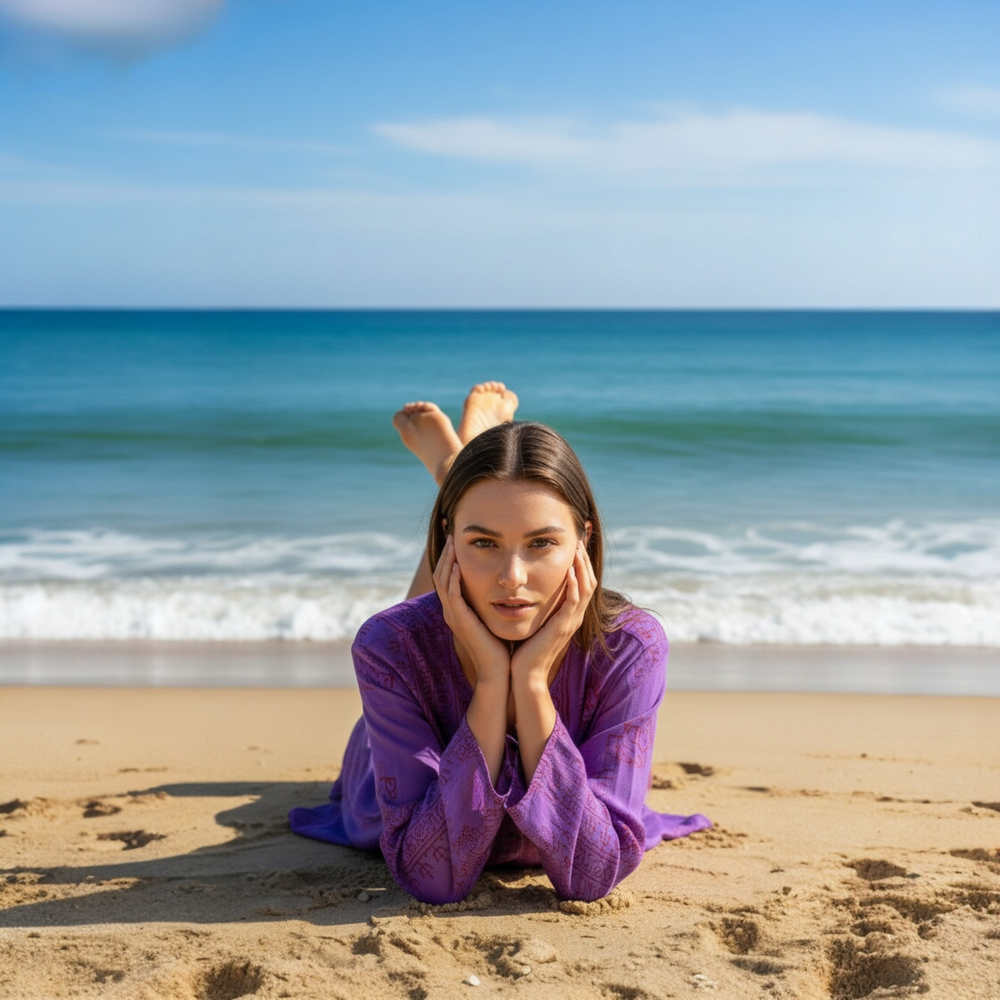 Kurta Clásica Morada