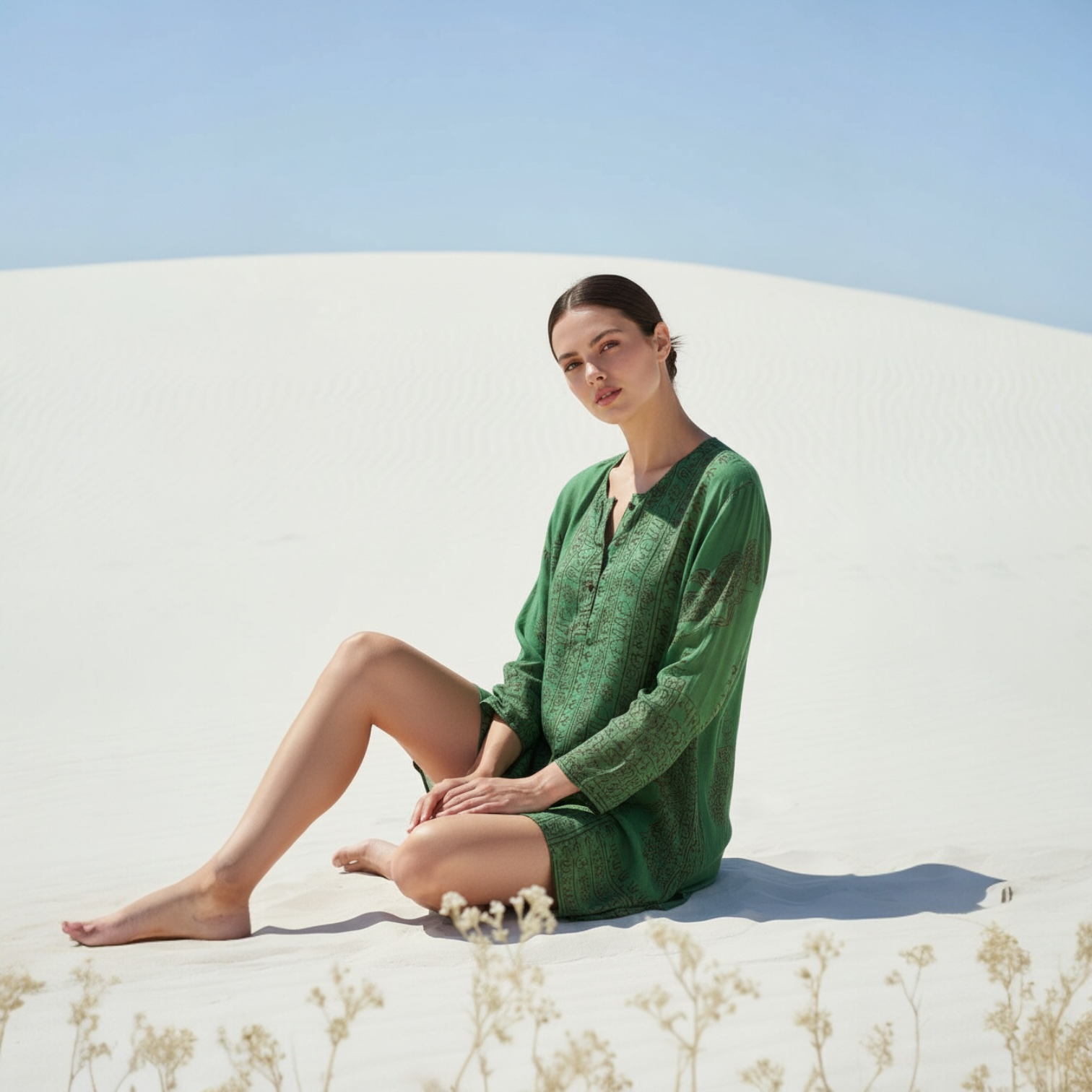 Kurta Clásica Esmeralda