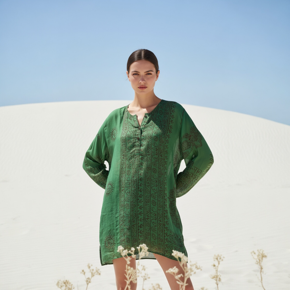 Kurta Clásica Esmeralda