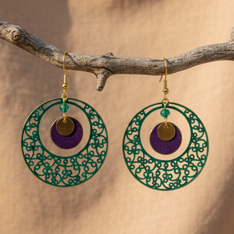Pendientes Tarifa Turquesa