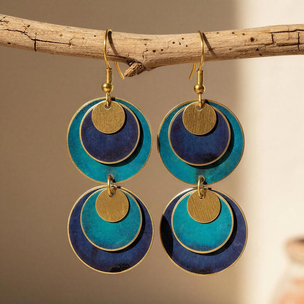 Pendientes Palmar Turquesa