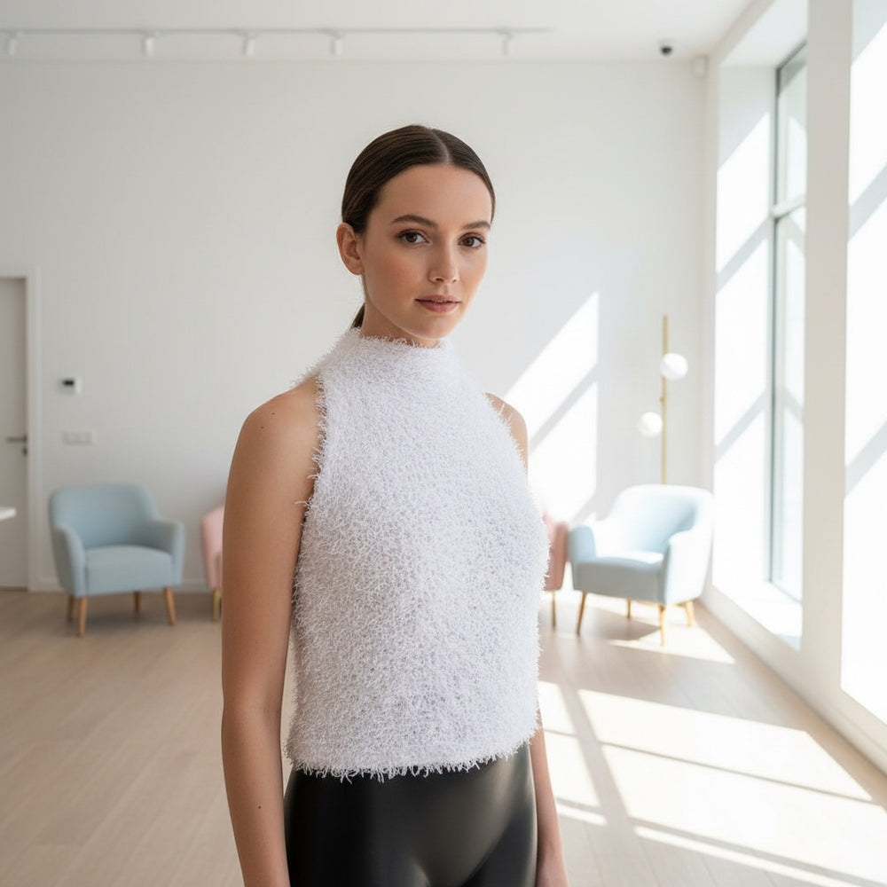 Bufanda Multiposición Blanca