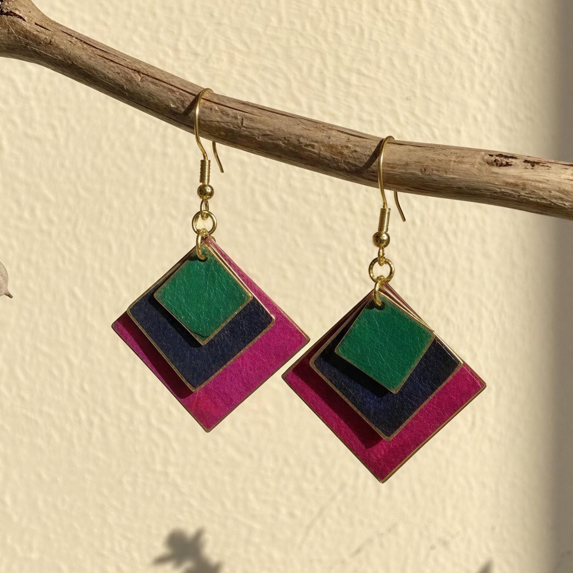 Pendientes Saler Fucsia