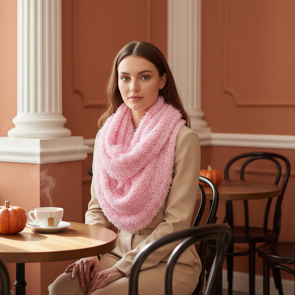 Bufanda Multiposición Rosa