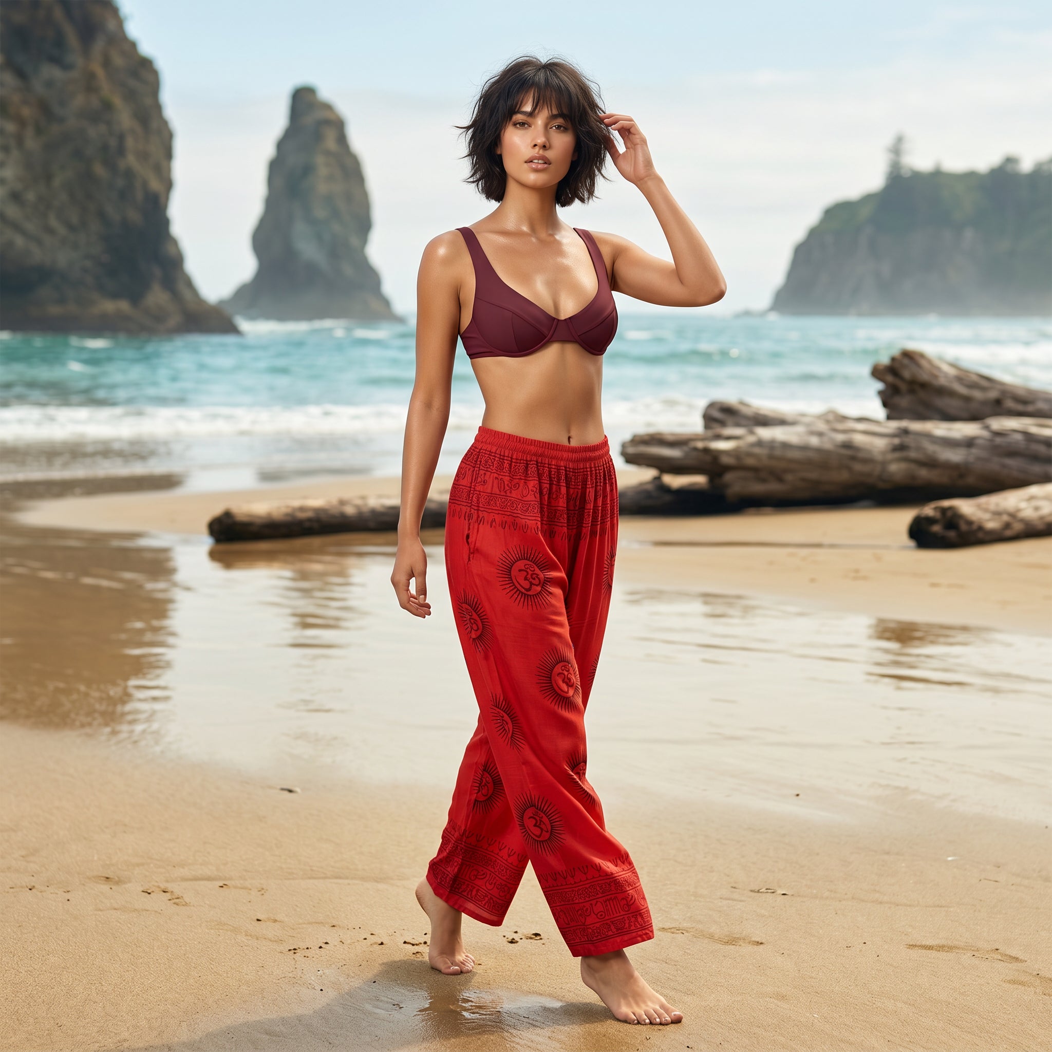 Pantalón Bombacho Rojo