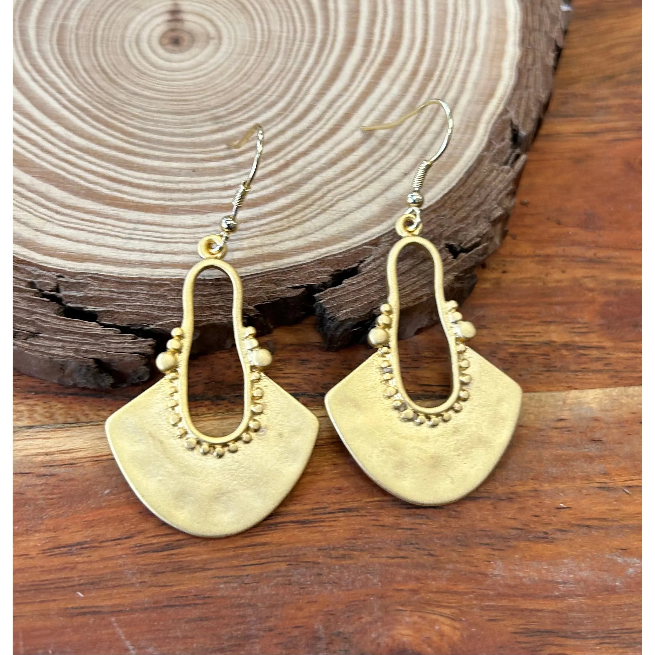 Pendientes Arco Dorados