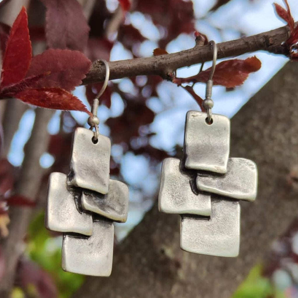 Pendientes Cubos